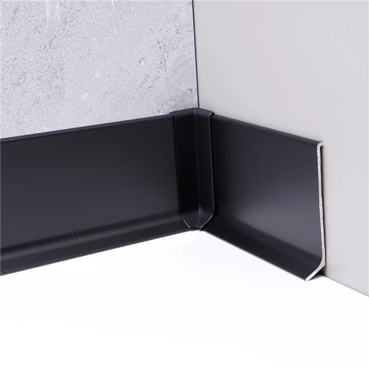 Free Sample OEM Logo Customized aluminium flooring accessories for skirting line
