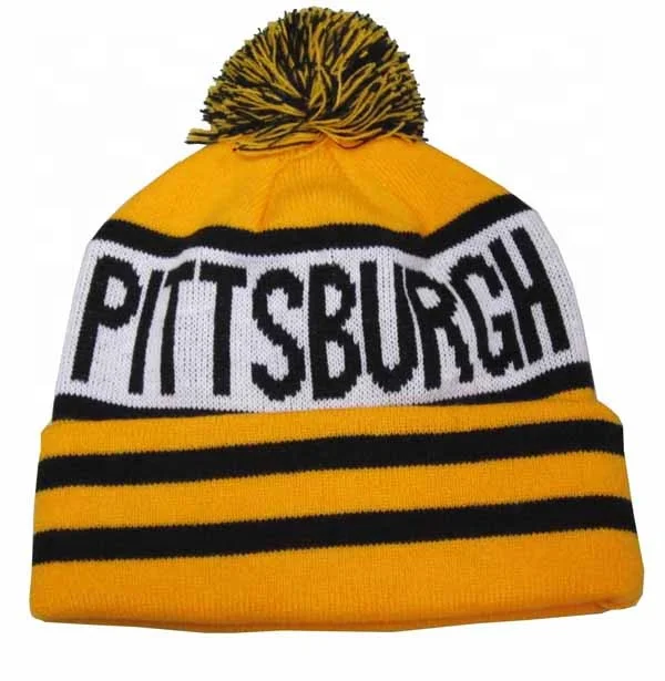 Hat Washington Usa City Name Pom Hat/ Whole sales Adult Knit Winter Beanie/knitted toque