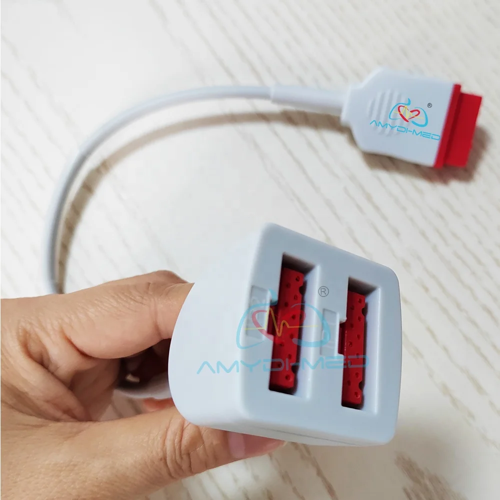 IBP Cable GE Marquette 35cm 11 Pins Dual Connectors IBP Transducer Cable IBP Adapter Cables