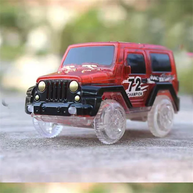 Accessories Rail Car Three Lights Led Flashing Car Luminous Rail Car Toy