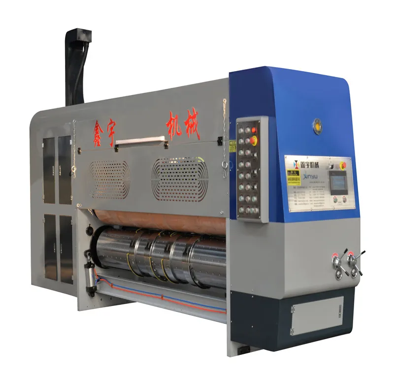 High definition printing slotting rotary die cutting  carton box making machine
