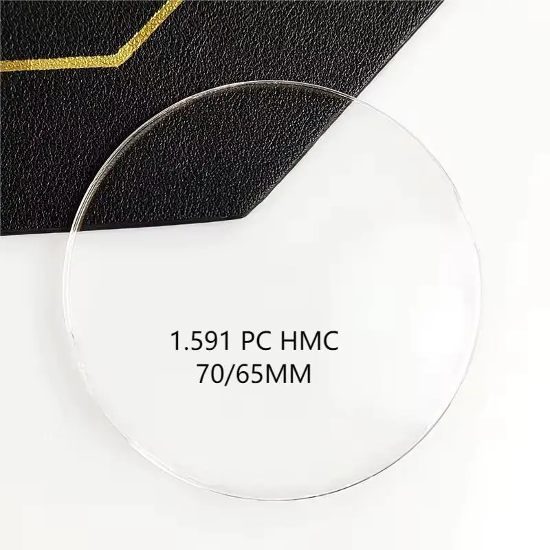 Supplier Polycarbonate 1.591 PC HMC for Frames Optical Glasses Lenses