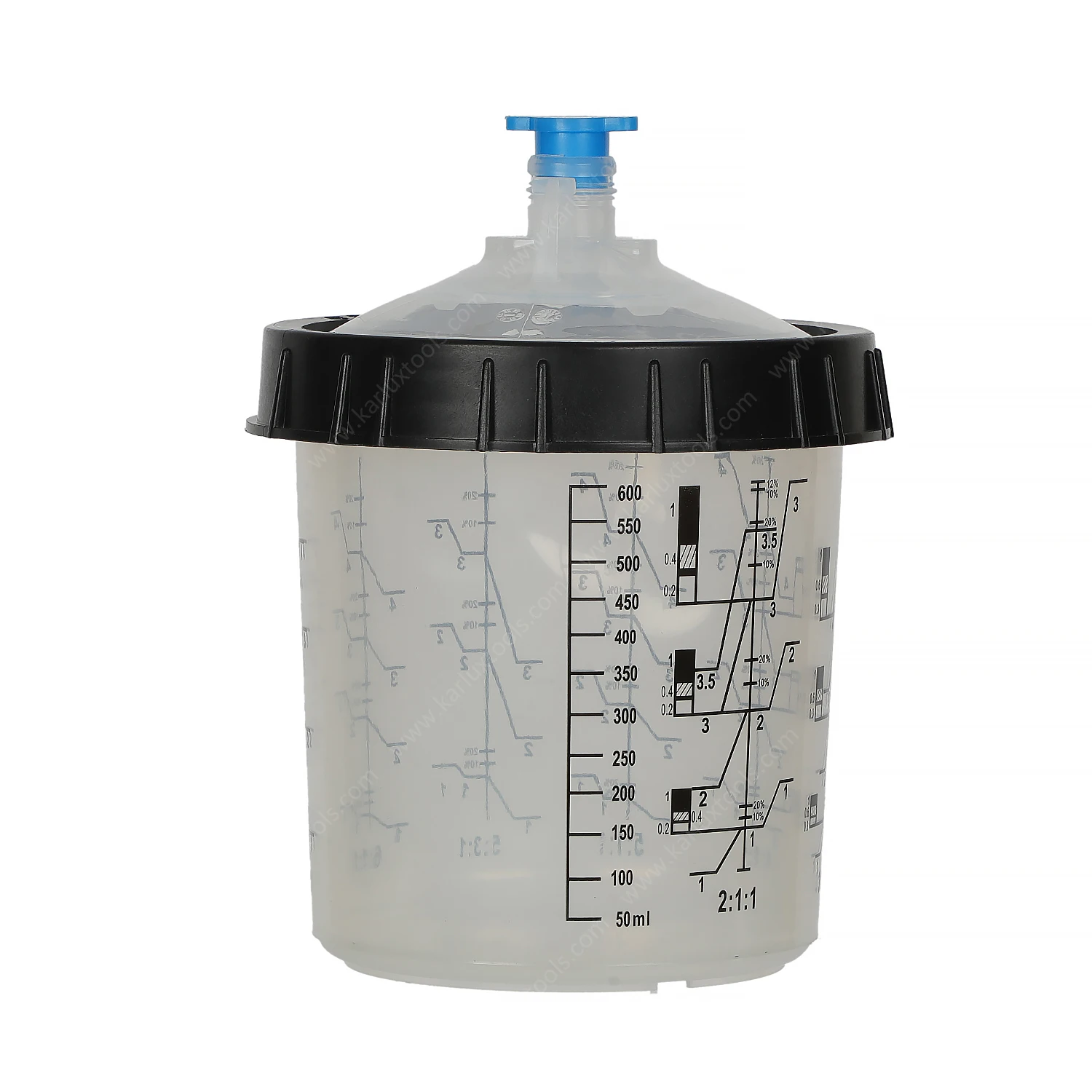 Good Price 600ml Disposable Flexible Paint Mix Cups with calibrated Mixing ratios Plastic Cup for Paint, Activators, and Thinner