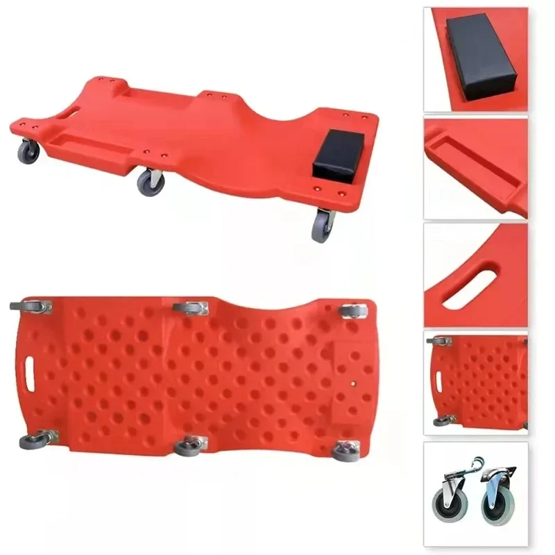 40 inch Car Repair Lying Board With LED Light Skateboard Spare Parts Repair Board Car Vehicle Service Maintenance Tool