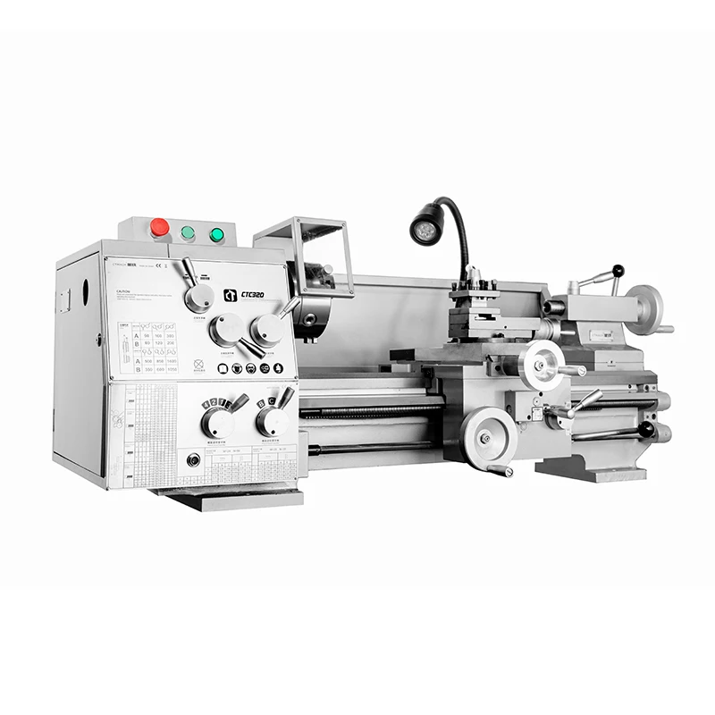 High Precision CTC320 metal lathe machine spindle bore 38mm metal lathe machine 220v price