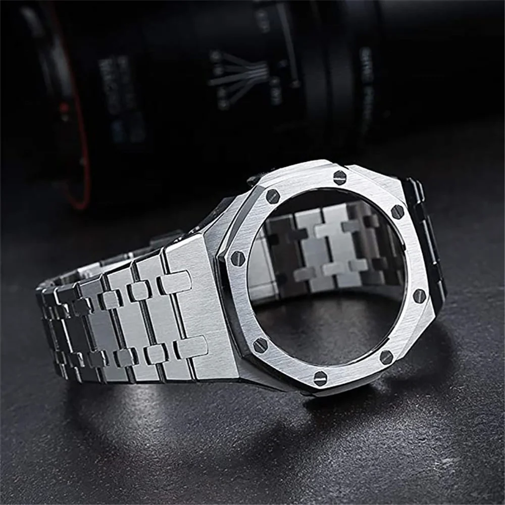 Высококачественный оригинальный корпус gshock GA2100 с батарейным блоком без платы управления питанием из нержавеющей стали 316l для часов Ap замена