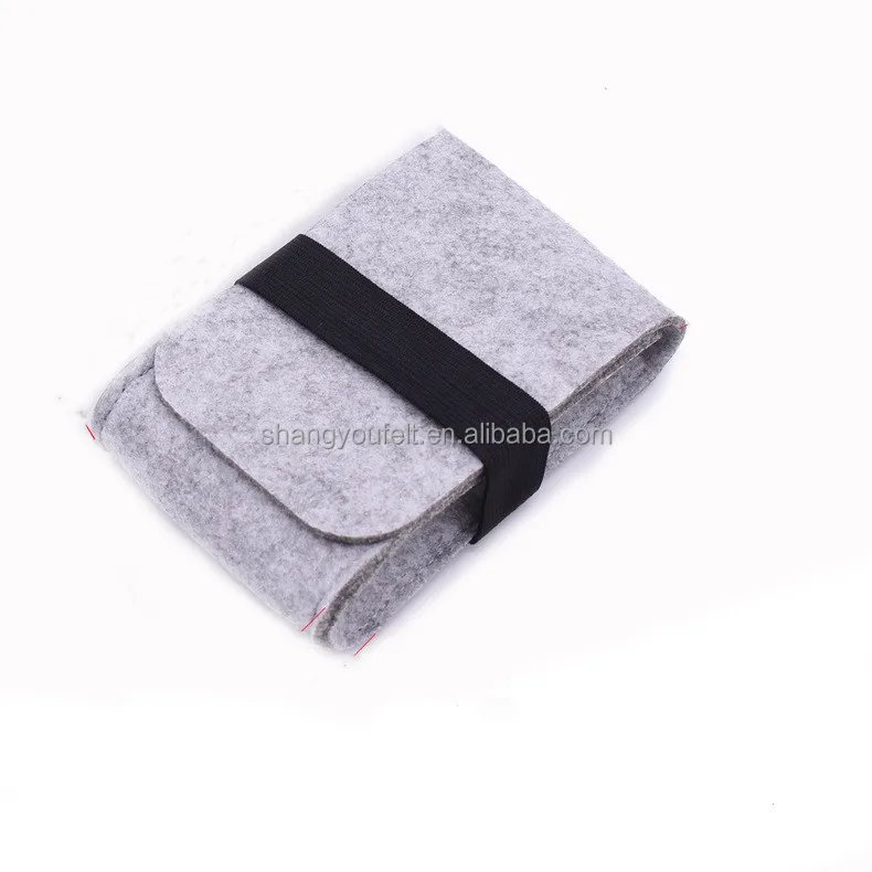 Hot Selling customized logo felt pencil bag Mobile phone bag pen case