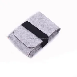 Hot Selling customized logo felt pencil bag Mobile phone bag pen case