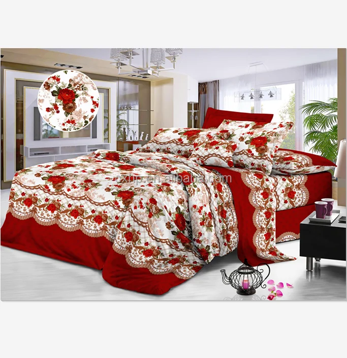 70-130gsm cheap price beautiful designs Disperse Microfiber Printing bedsheet 100% Polyester Fabric For Making Bed Sheets