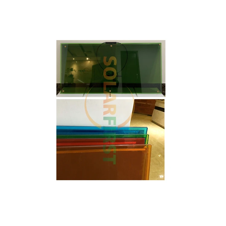 Wholesale 10% 20% 30% Blue Black Cdte Thin Film Transparent Solar Panel For Bipv