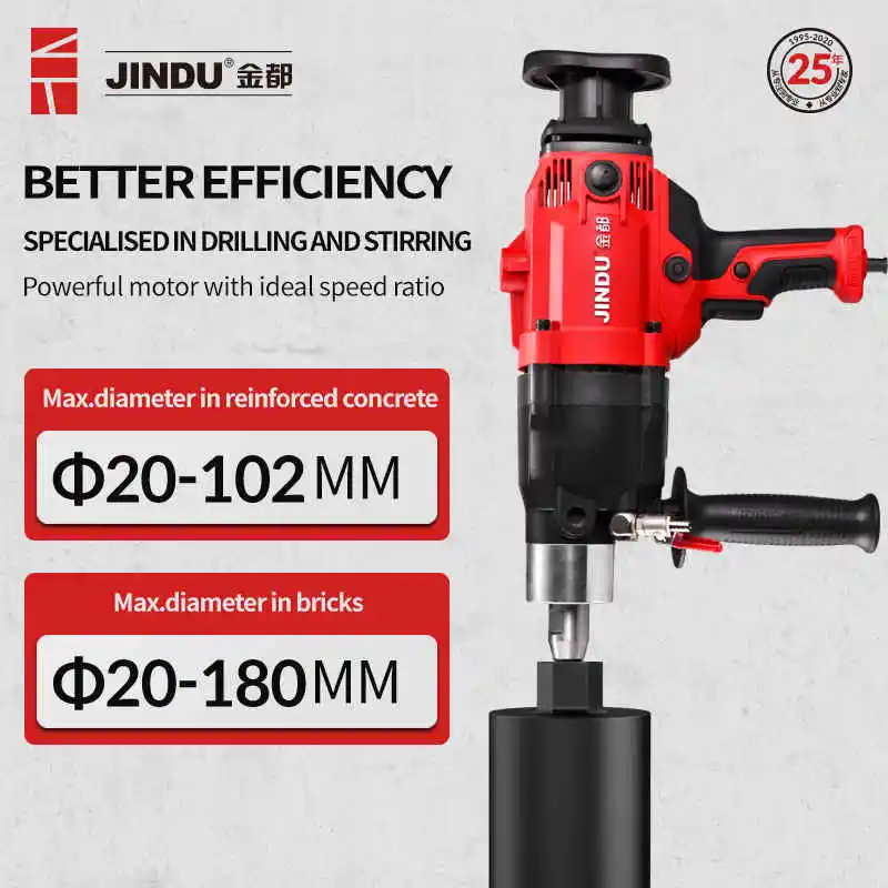 Jindu 6166A Lightweight Bench Drill Diamond Coring Engineering Drilling and Coring Machine