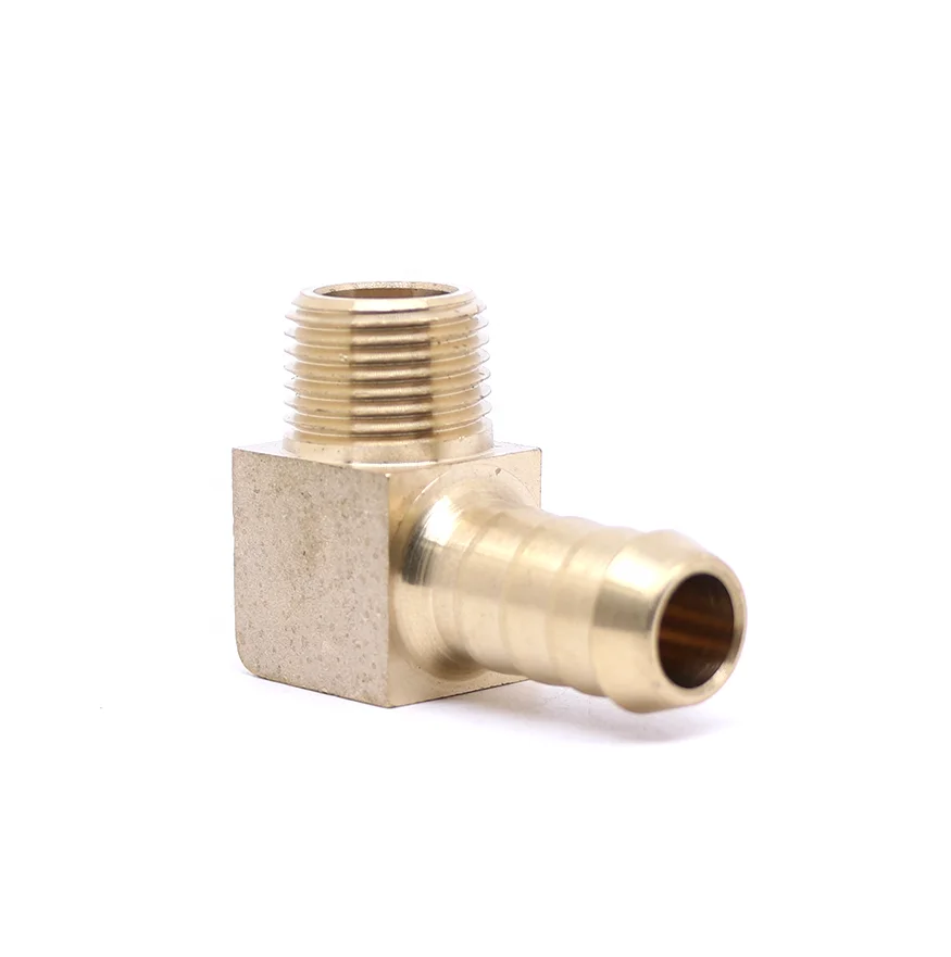 Key Forward brass elbow adapter threaded metric hose Brass fitting nipple male Copper joint 90 degree elbow transition joint
