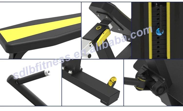 Shandong Lanbo High Strength Transmission Gym machine gym equipment Professional Seated Leg Curl extension fitness equipment