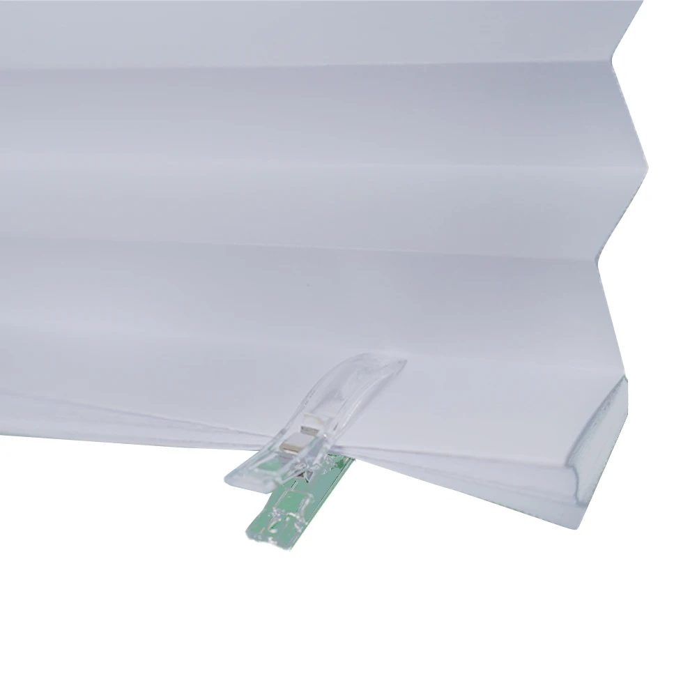 Hot selling shading and shading temporary white pleated louver fabric classic Chinese New Year French window roller blind