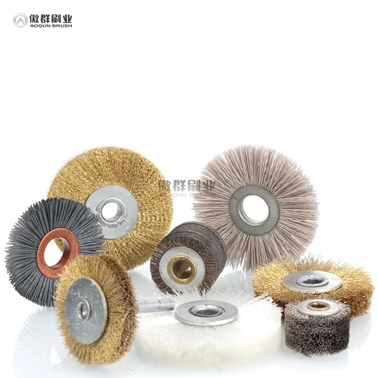 Customized Industrial Stainless Steel Wire Wheel Flat Dish Brushes Used For Peeling Paint And Rust Removal For Deburring Polish