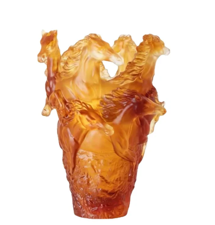 Home decor glass incense burner crystal mubkhar jar censer arabic