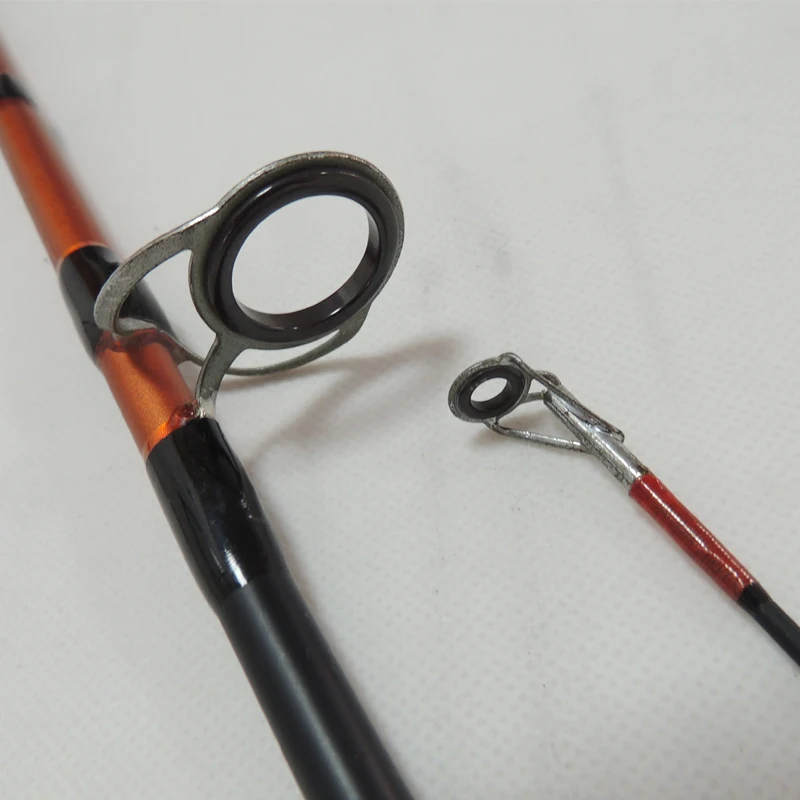 Double winner cheap solid fiberglass fishing rod 2 section action 8-15lbs