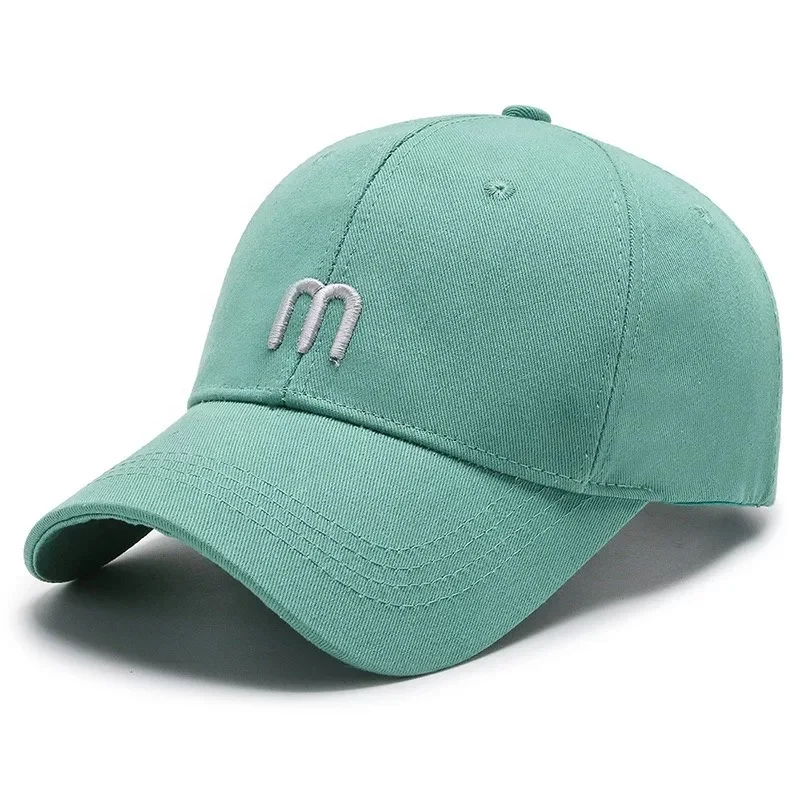 High quality 100% cotton adjustable colorful embroidered character sports caps unisex baseball cap hat custom logo