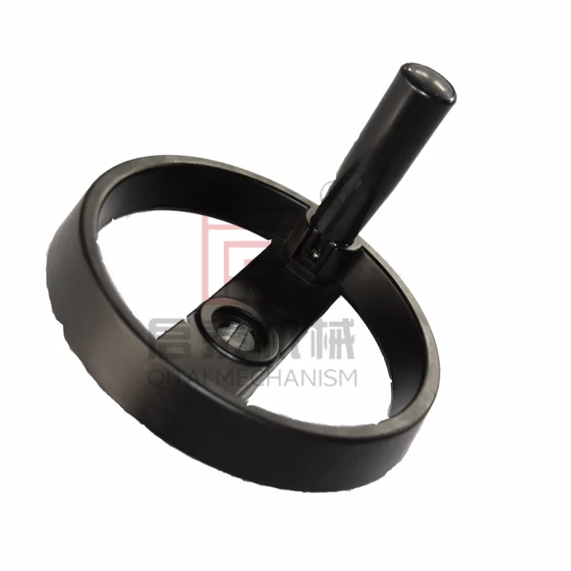 Operating corrugation circle bakelite iron cast handwheel double spoke handwheel handle for cnc machine