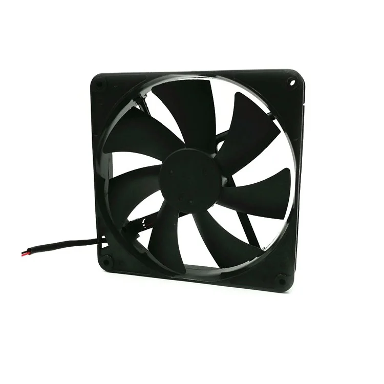 Dc140X140X25Mm 24V 12V Electric Power Small Axial Fan For Air Cooling Ventilation Outdoor Greenhouse High Static Pressure