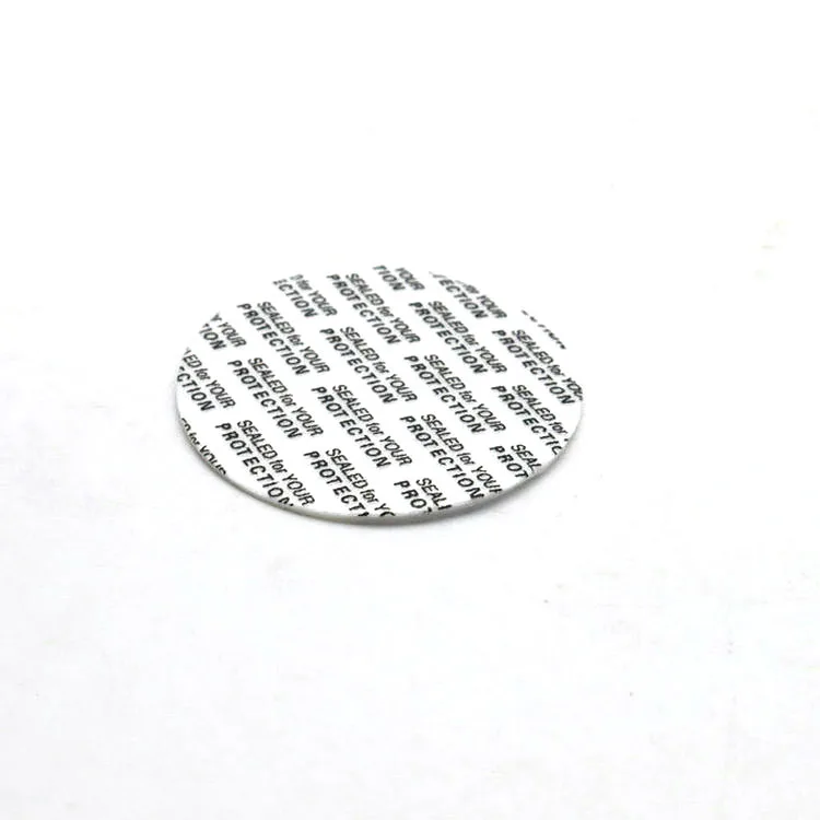 Customize Self Adhesive Pressure Seal Gasket Sensitive Bottle Jar Cap Seal Foam Induction Liner