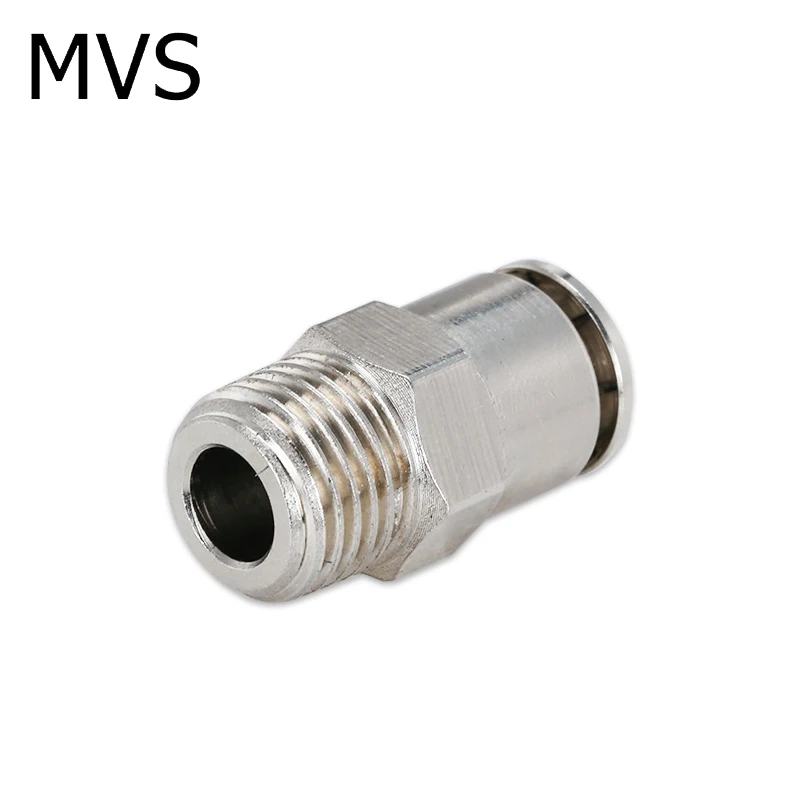 Straight outside thread tracheal joint 360 degrees of free rotation 4mm 3/4 conector Hose Fitting