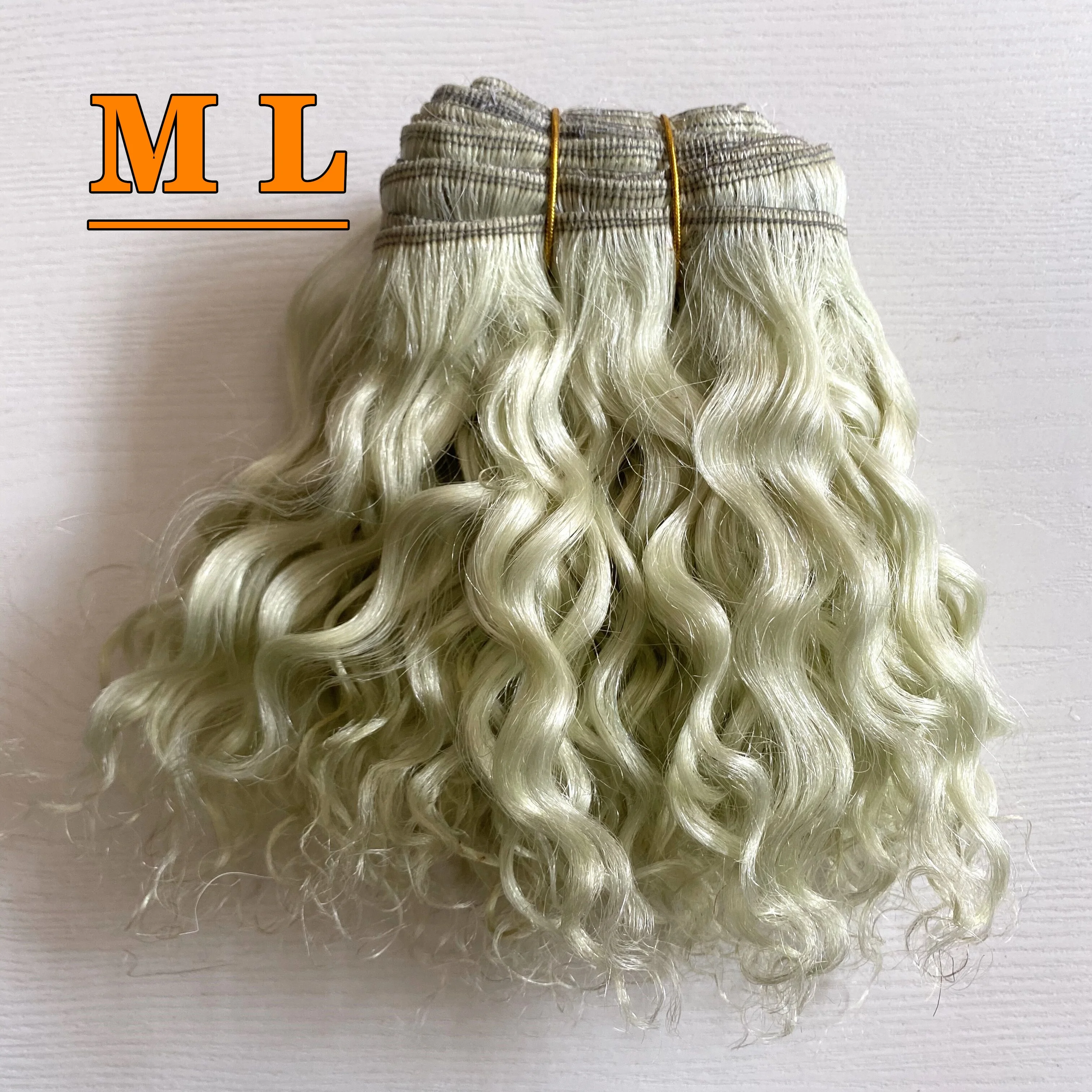 Кукольный парик для наращивания Blythe из козьей шерсти