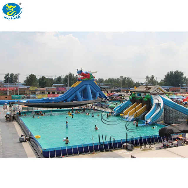 
EN71 ROSH UL SGS EN14960 Guaranteed giant infatable water slide water slide manufacturer 