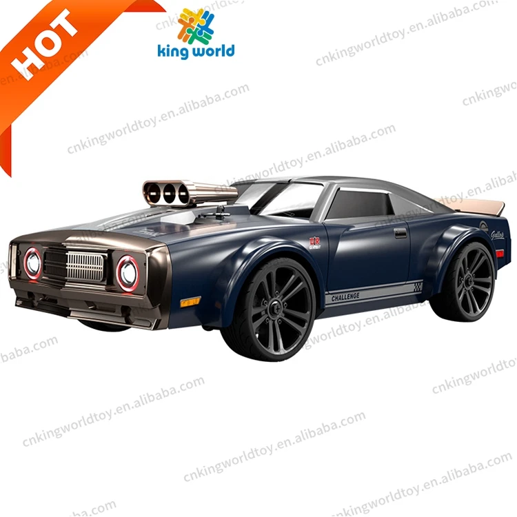 SCY 16303  2.4G 1/16 RTR 4WD High Speed Off-Road Drift RC Car Flat Running Muscle Car with Retro LED Light RC Cars