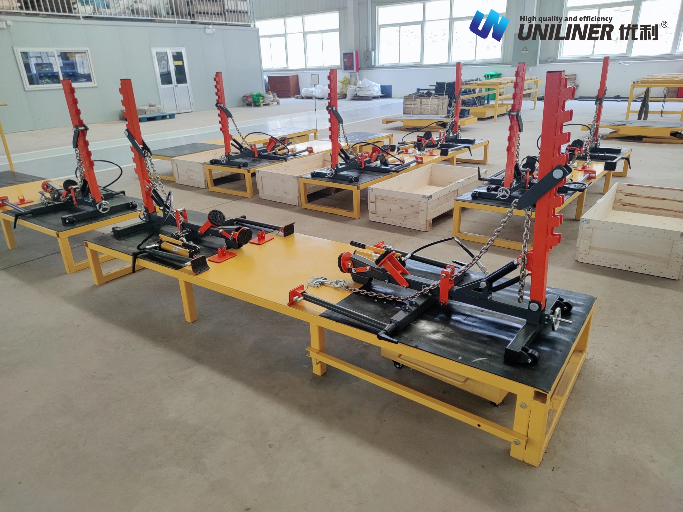 hydraulic puller Quick puller UL-L111 BODY REPAIR MACHINE IN GARAGE OR CAR WORKSHOP EQUIPMENT AUTO REPAIR SYSTEM FRAME MACHINE