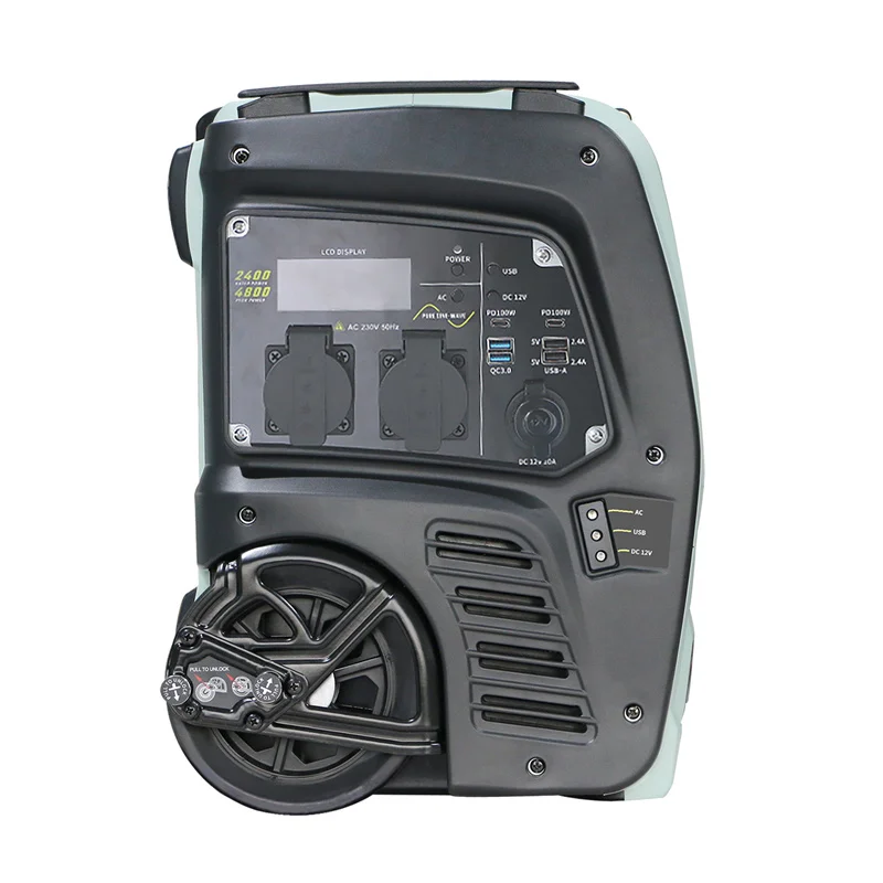 portable solar generador with projector	 generador de energia generador solar portatil 2400w portable power station