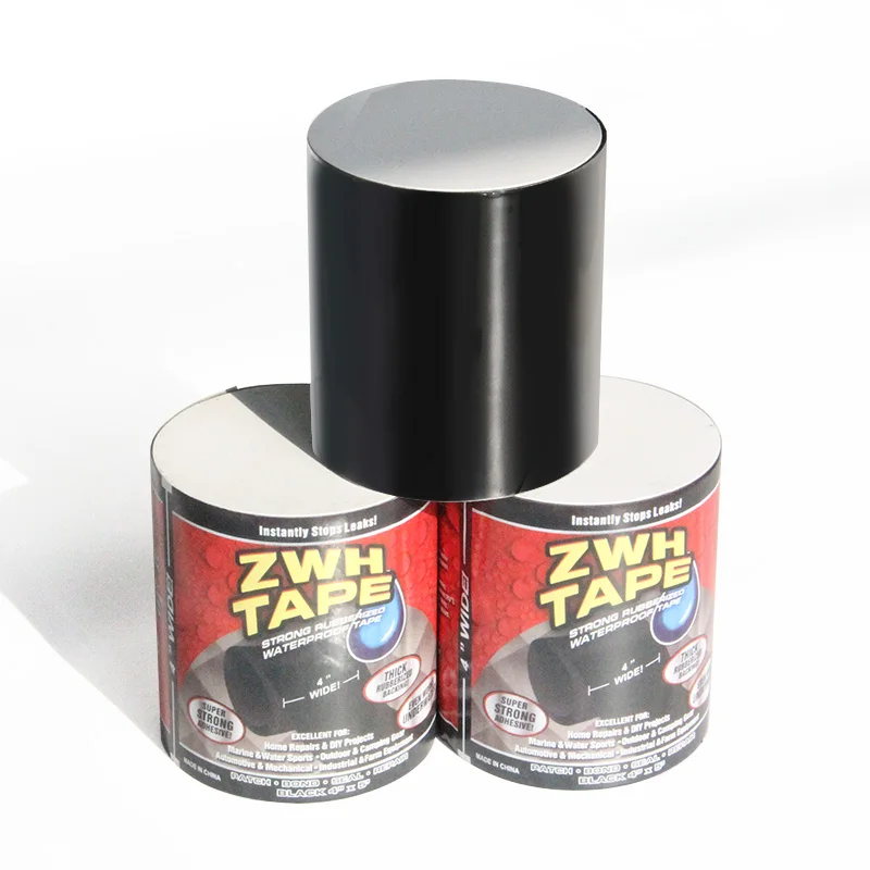 Home RV Roof Plumbing and Pool Repairs White Thick Heavy Duty Rubberized PVC Waterproof Repair Tape