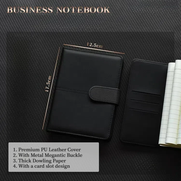 Glamorous Gift Box Set With Fucutional Four Wire Power Bank Leather Journal 380ML Thermos USB Notebook Gifts Corporation Custom