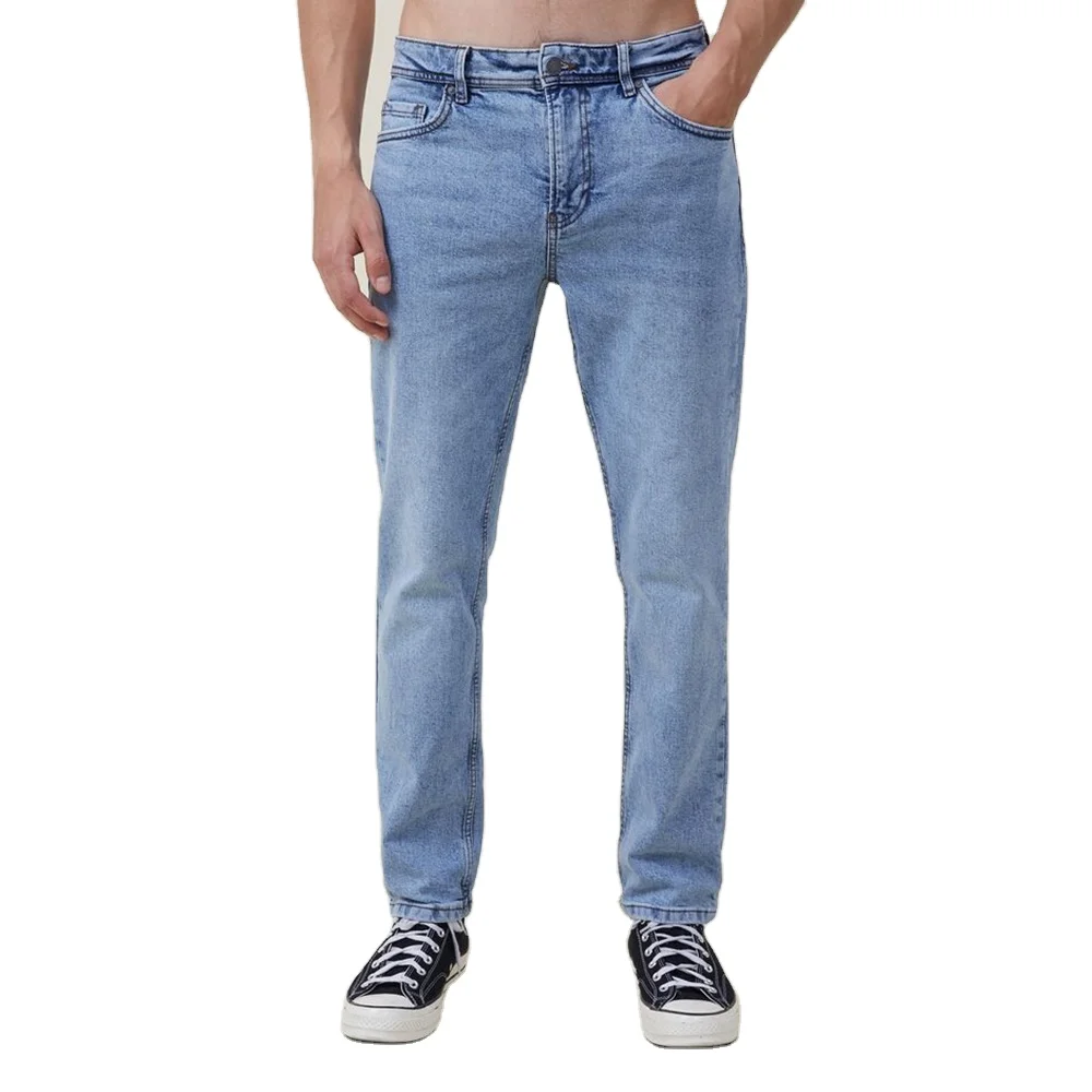 custom denim men jean pants high quality casual  joggers stylish jeans pant for men spandex denim skinny jean pants