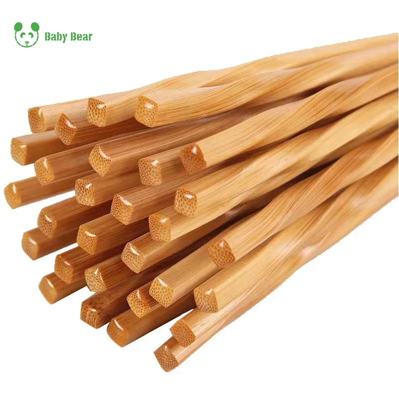 Bamboo Fried Dough Twists chopsticks household bamboo chopsticks light luxury Japanese Hefeng chopsticks