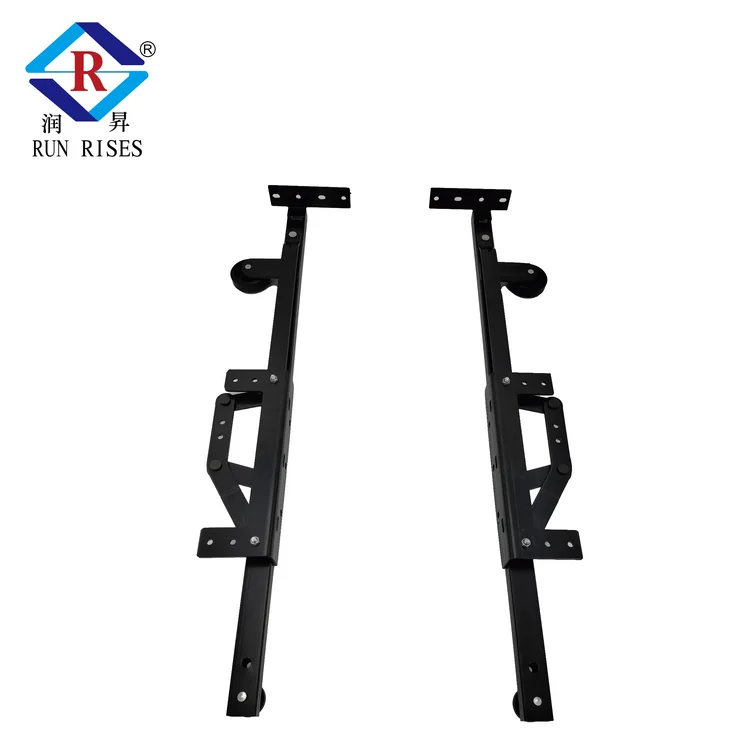 Sofa Accessories Furniture Hardware Metal Pull Out Sofa Bed Mechanism Black Folding Sofa Bed Lift Mechanism with Wheels