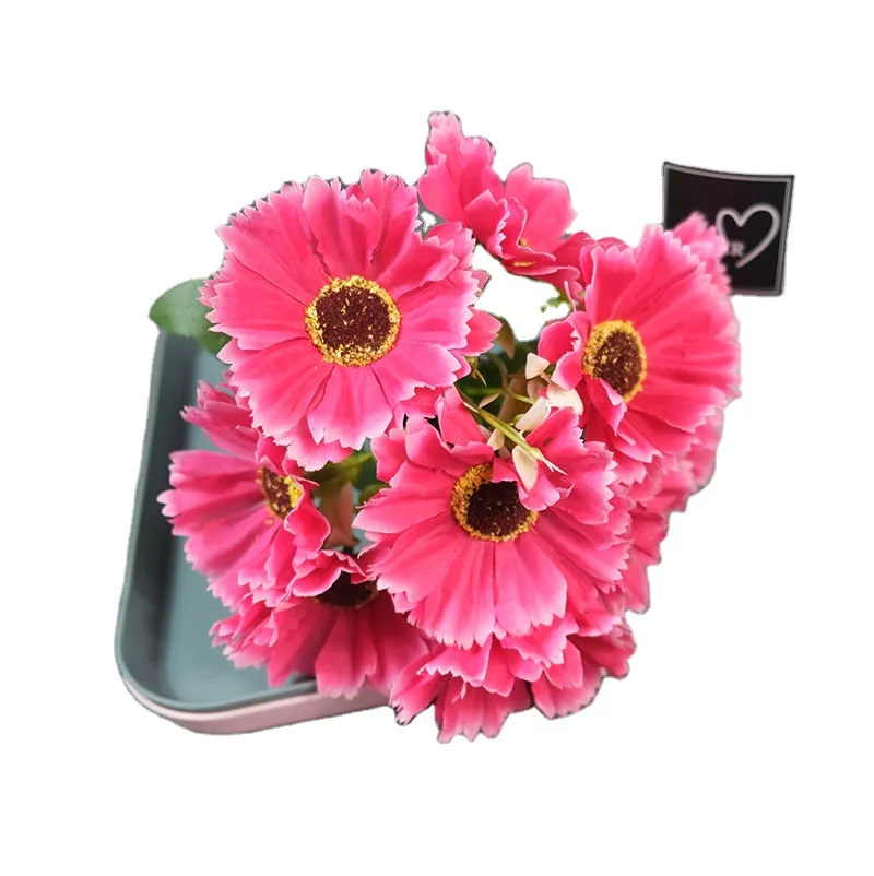 Customized Cheap Carnations Flower Bouquet Artificial Funeral Flowers decorative flowers bouquet to mum and elders