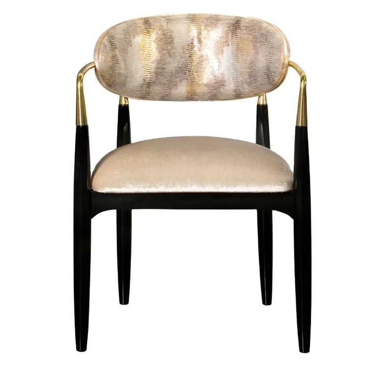 Free Shipping Modern Cafeteria Dinning Tufted Dining Chairs Set of 4 Nordic Style Dining Furniture