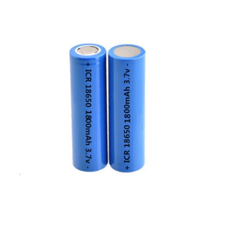 High Capacity Cylindrical Power 18650 3.7V 1800mAh Li-ion Rechargeable Lithium Ion Battery for Instrumentation