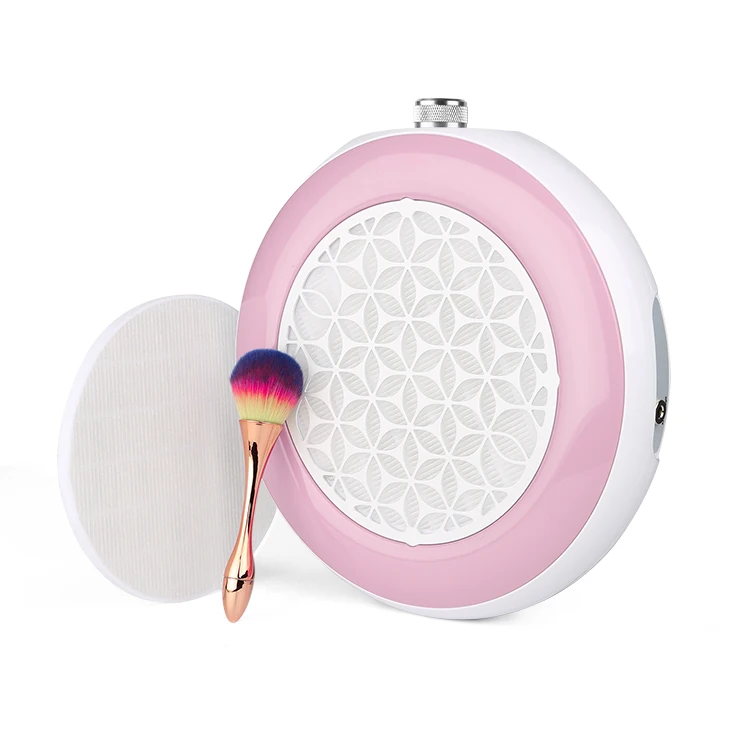 Strong Nail Dust Collector Personalizado Colector de polvo de unas Cordless Vacuum for Nail drill Extractor de polvo para unas