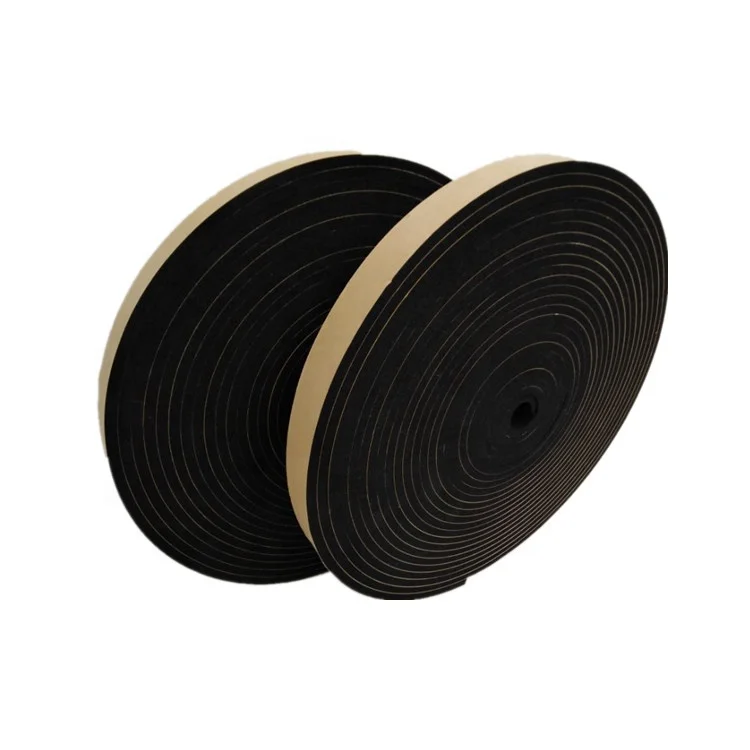 Fire retardant closed cell neoprene draught tape foam gasket strips foam seal insulation strip roll