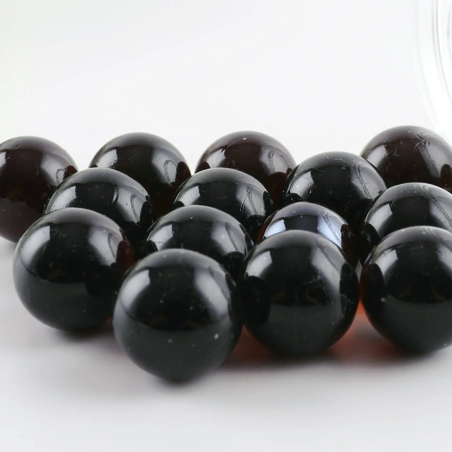 Стеклянный шар для игрушек большая скидка 16 мм оптовая продажа черный круглый стеклянный шарик украшения