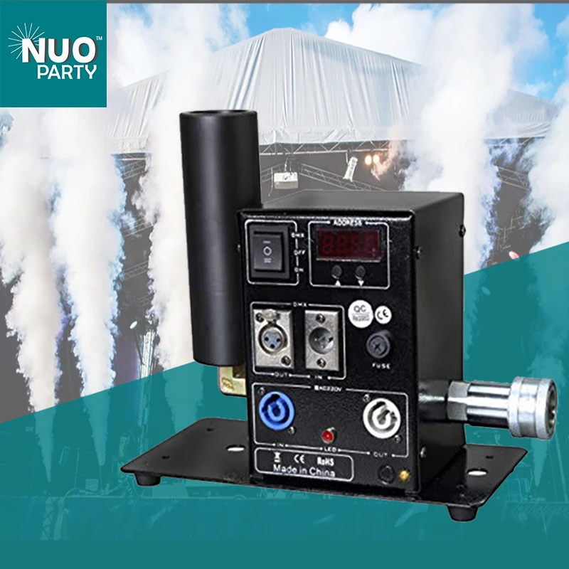 Stage Effects Cannon Co2 Cryo Jet 12 leds bulb DMX-512 Special Effect Fog Smoke C02 Jet Machine