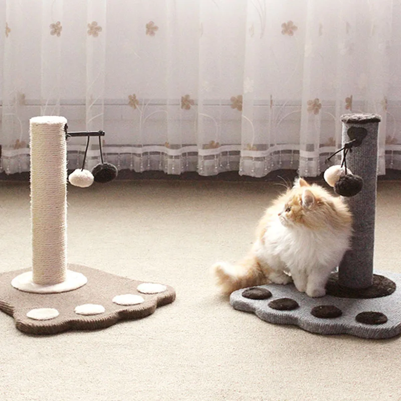 Small Size With Toys For Pets Playing Simple Cat Tree House Scratching Tree Climbing Wooden Pet Furniture