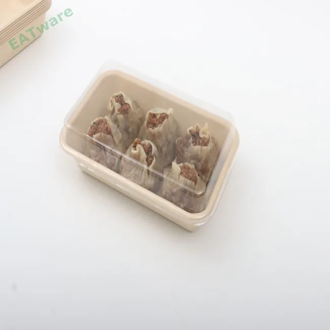 Factory Wholesale Customized Green tray 2 compartment food tray fruit tray
