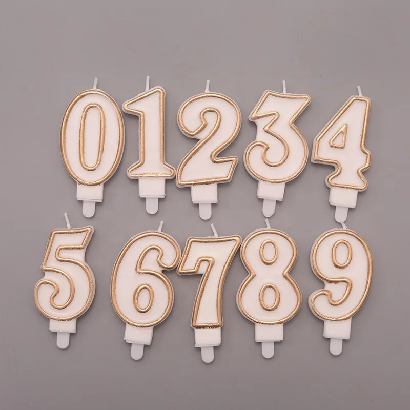New number letter birthday candle wholesale
