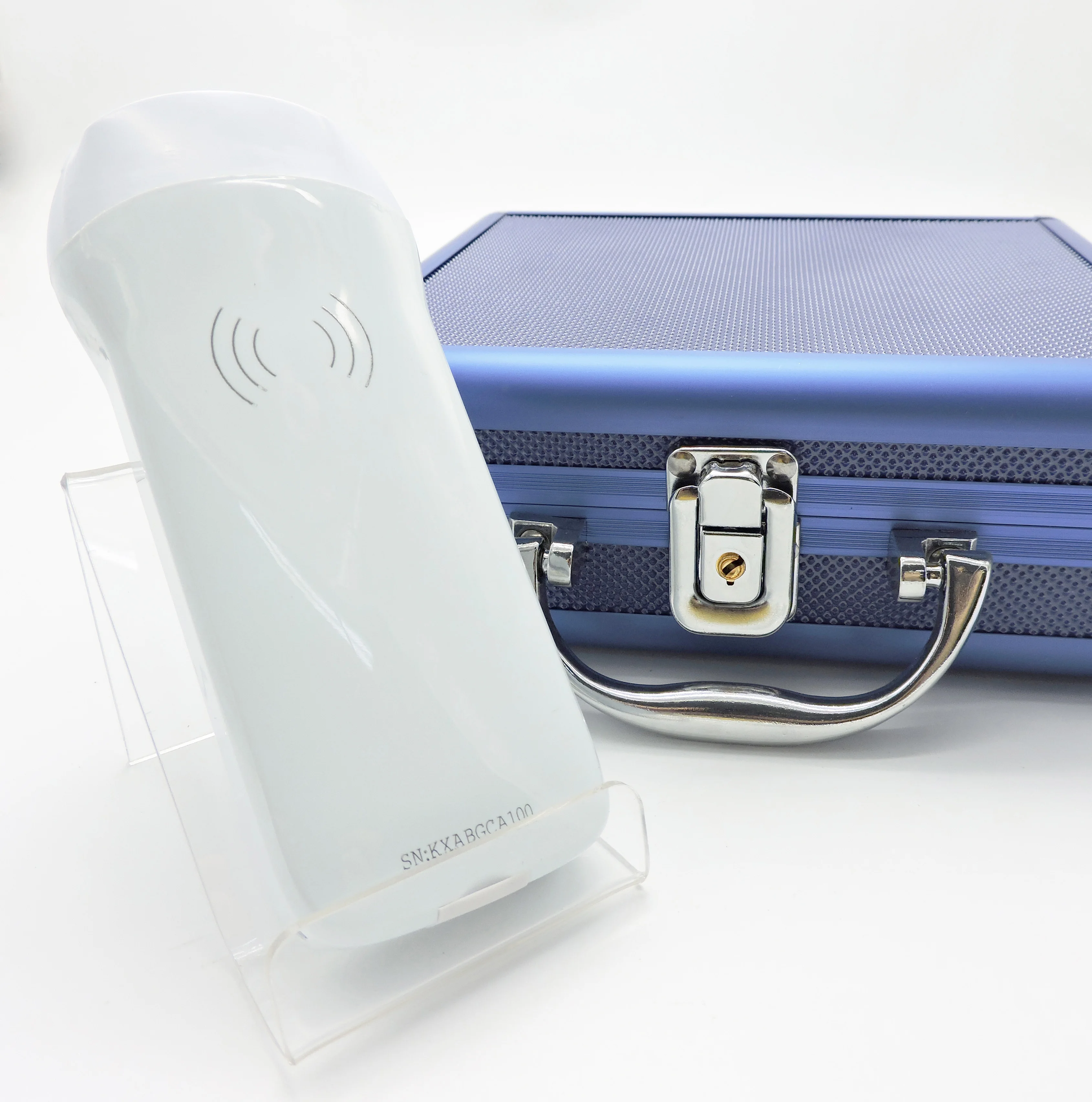 
Newest 3 in 1 New Types Wireless Convex / Linear / Cardiac Ultrasound Probe Portable Color Fetal Doppler 