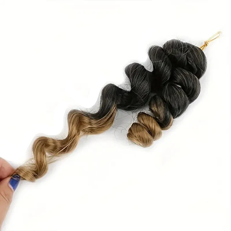 10inch two style 50g short French Curl Braid Spiral Curl Loose Wave Crochet Braid For Synthetic Hair Extensions