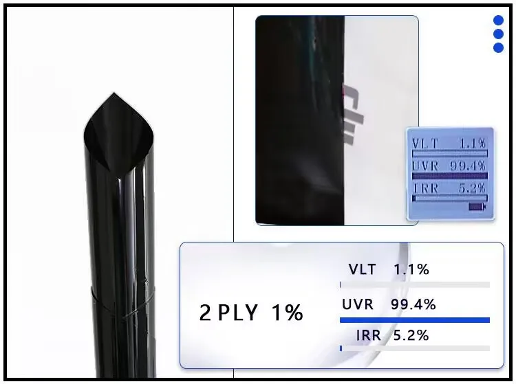 Automobile glass decoration high thermal insulation skin care sunscreen film Nano ceramic automobile solar window tinting film