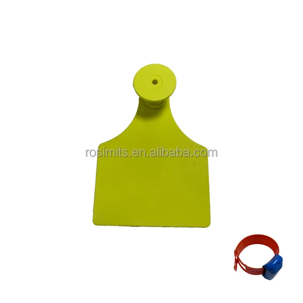 Livestock Rfid Barcode Uhf Goat Eartag Animal Cattle Electronic Ear Tag For Cattle